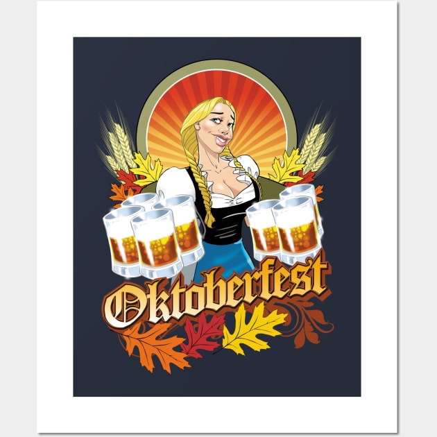 Oktoberfest Beer Festival Wall Art by Styleuniversal